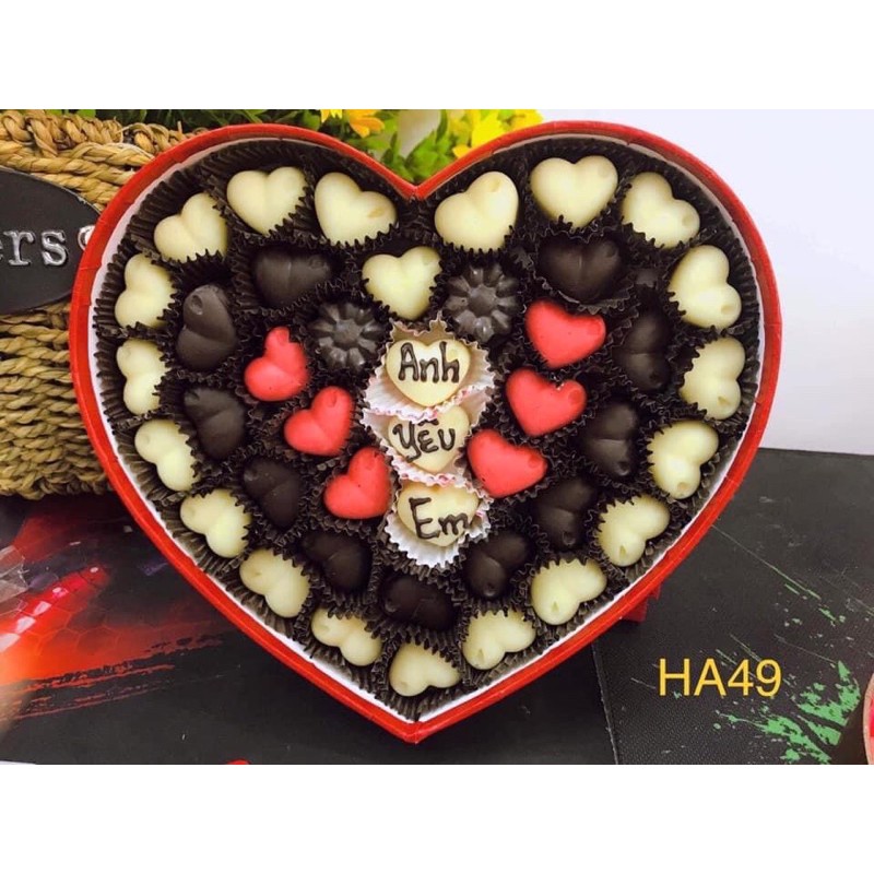 socola valentine size vừa đẹp