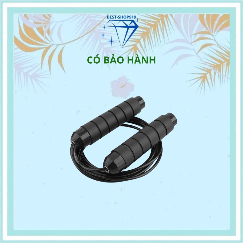 Dây nhảy giảm cân đốt mỡ bụng lõi thép đàn hồi có tạ 2.7m tập thể dục gym muay thái tại nhà