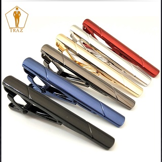 Kẹp cà vạt Caravat Nam TRAZ thời trang kim loại cao cấp 6cm phù hợp cà vạt 7cm trở lên