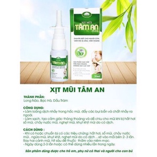 Xịt mũi Tâm An