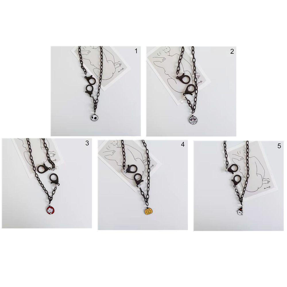 Dây Đeo Mắt Kính Bằng Acrylic Dạng Xích Trang Trí Halloween Cho Nam Nữ
