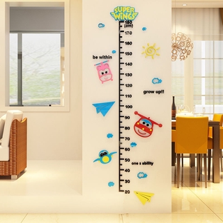 Miếng Dán Tường 3d Kiêm Thước Đo Chiều Cao Cho Bé