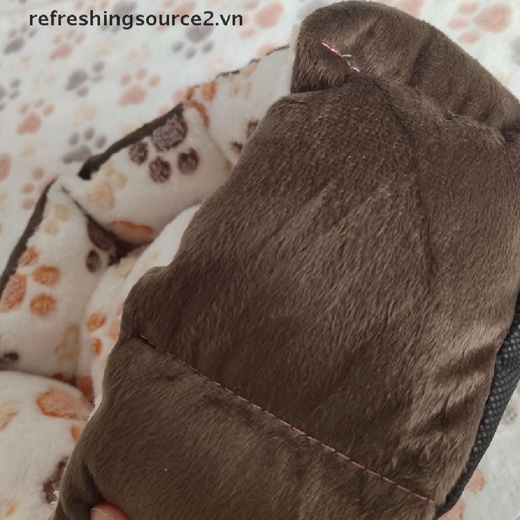 Giường Lông Mềm Ấm Áp Cho Chó Con Nhỏ Và