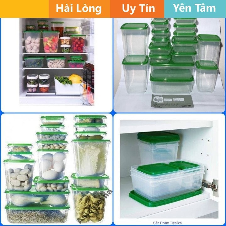 HỘP NHỰA ĐỰNG THỨC ĂN 17 MÓN BỎ HỘP TỦ LẠNH
