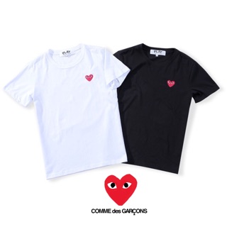 [ĐƯỢC PHÉP KIỂM HÀNG] Áo thun logo thêu Comme des Garçons Play