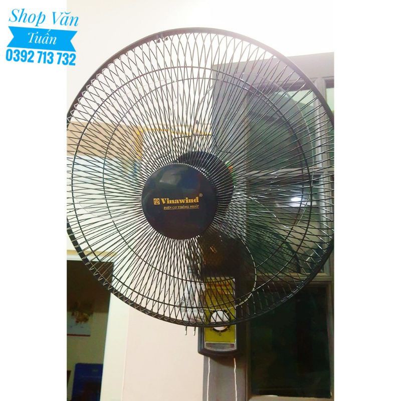 Quạt Treo tường Vinawind-QTT400X-HĐ (Khiển Xa) sải cánh 400cm, Quạt Điện Cơ Thống Nhất