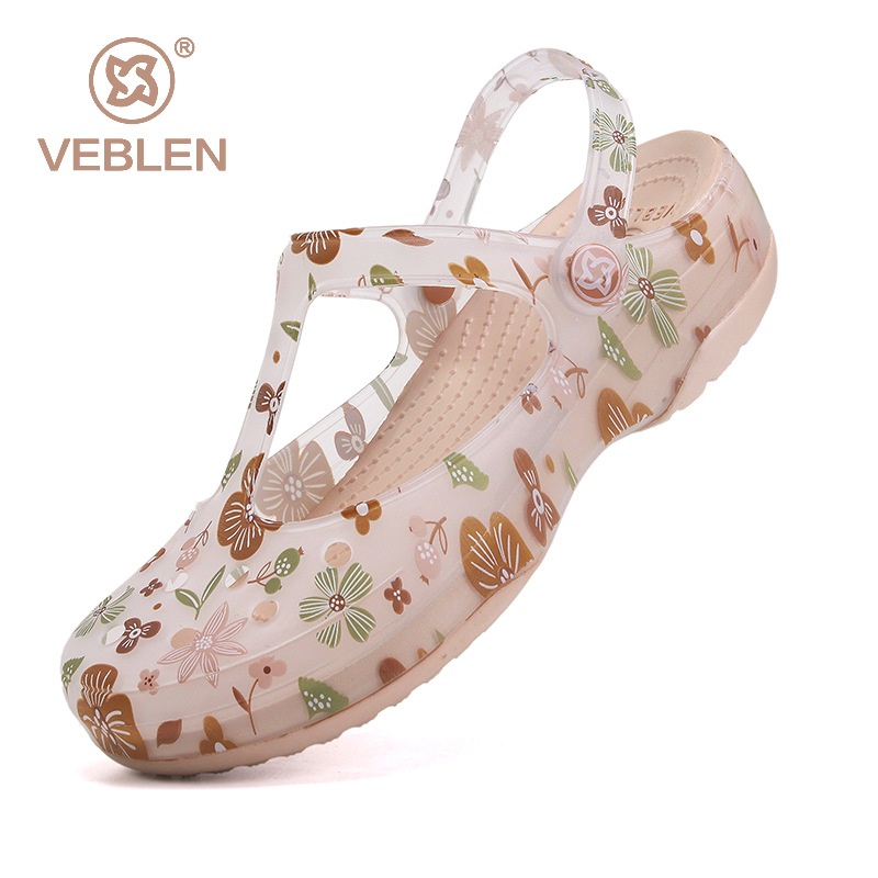 Dép nhựa nữ đế xuồng cao 4cm