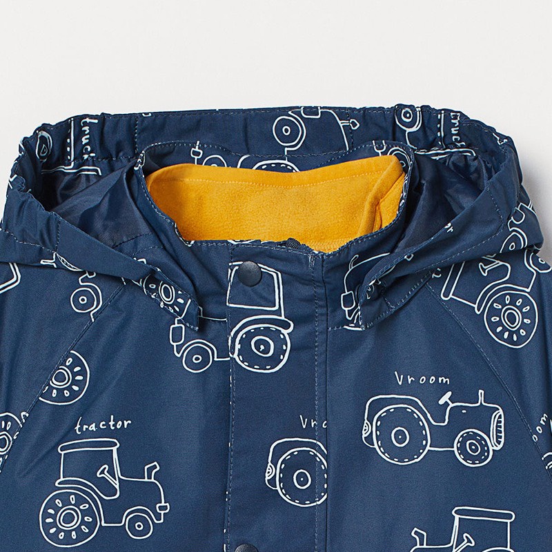 Áo gió Malwee xanh ô tô MW7116 cho bé trai 2-8 tuổi - Little Maven Official Store