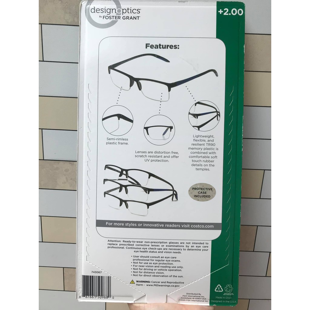 SET 3 KÍNH ĐỌC SÁCH FOSTER GRANT