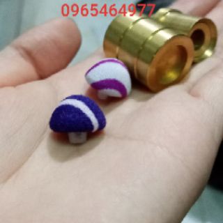 Phôi bọc nút dâu(nút ú) nút bọc vải gói 50 nút