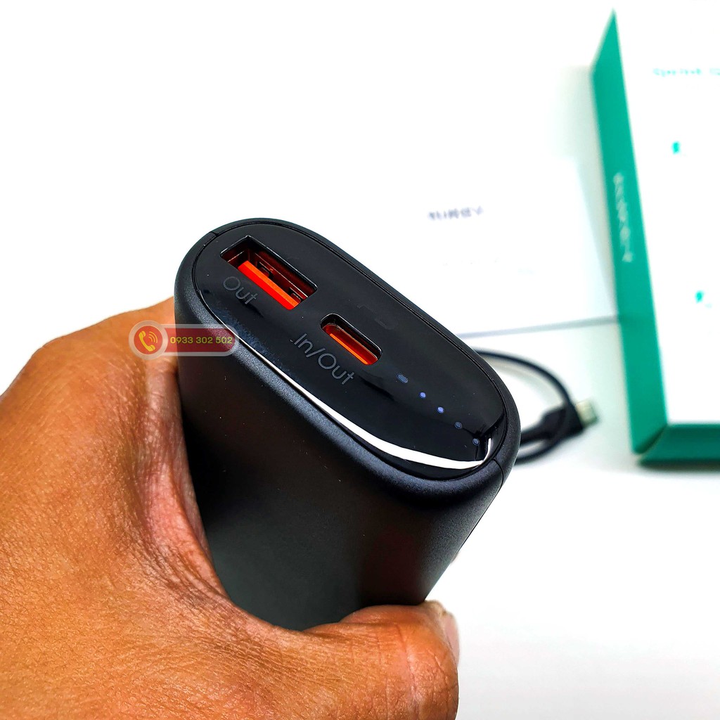 Pin Sạc Aukey PB-Y36 10.000 mAh, Lõi Tesla Bền X7 Lần, Sạc Nhanh 18W