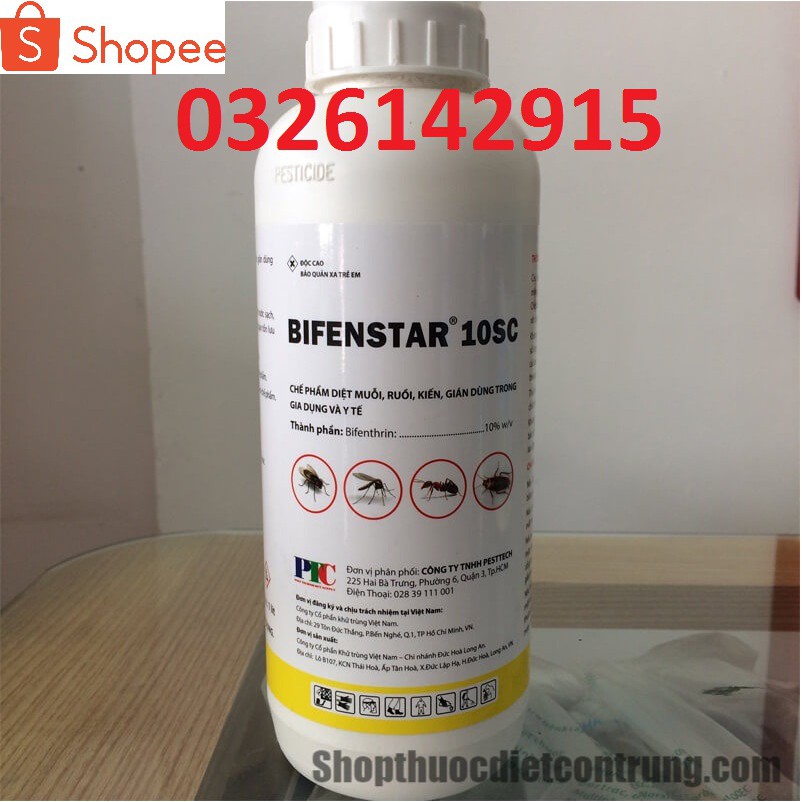Thuốc diệt muỗi thế hệ mới - Bifenstar 10SC chai 1 lít (KHÔNG MÙI)