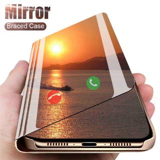 Ốp Điện Thoại Nắp Lật Mặt Gương Thông Minh Cho Honor 10 Lite 10 Huawei Y9 Y7 2019 Honor 8S 8X 8A 8C
