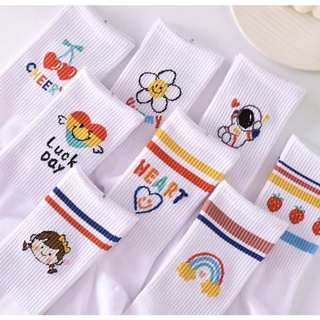 Tất / vớ hình trái bơ và hình xinh cổ trung ullzang