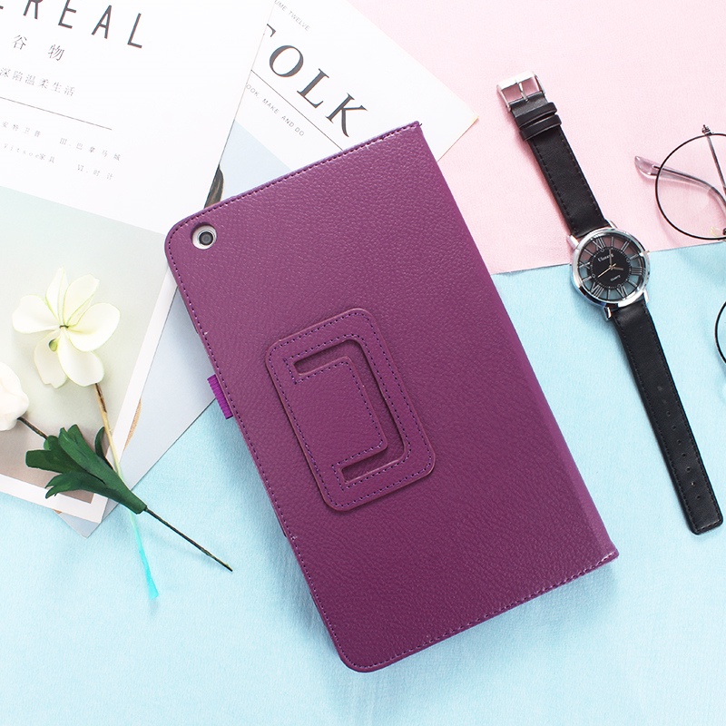 Bao Da Máy Tính Bảng Nắp Lật Nam Châm Có Giá Đỡ Cho Huawei MediaPad M2 8.0 M3 Lite 8 M5 M6 8.4 T3 8"