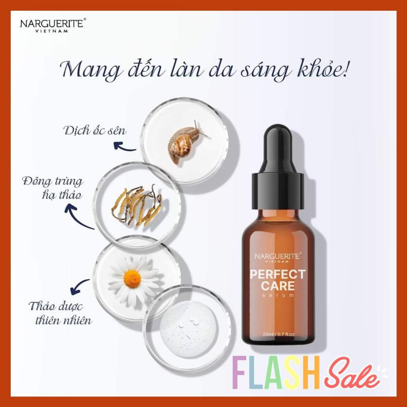 (Giá Sỉ Tốt Nhất)Serum Perfect Care Dưỡng Trắng Tái Tạo Da Tinh Chất Ốc Sên