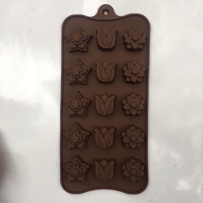 Khuôn Silicon đổ hình Tulip, hình hoa/ khuôn thạch rau câu