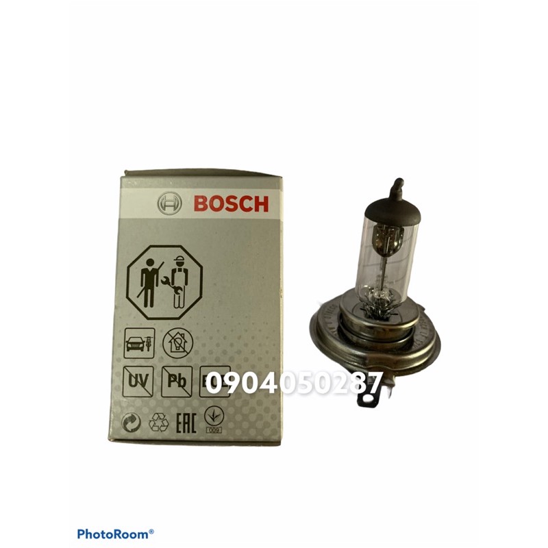 Bóng đèn H4 Bosch 12V 60/55W ánh sáng vàng tiêu chuẩn