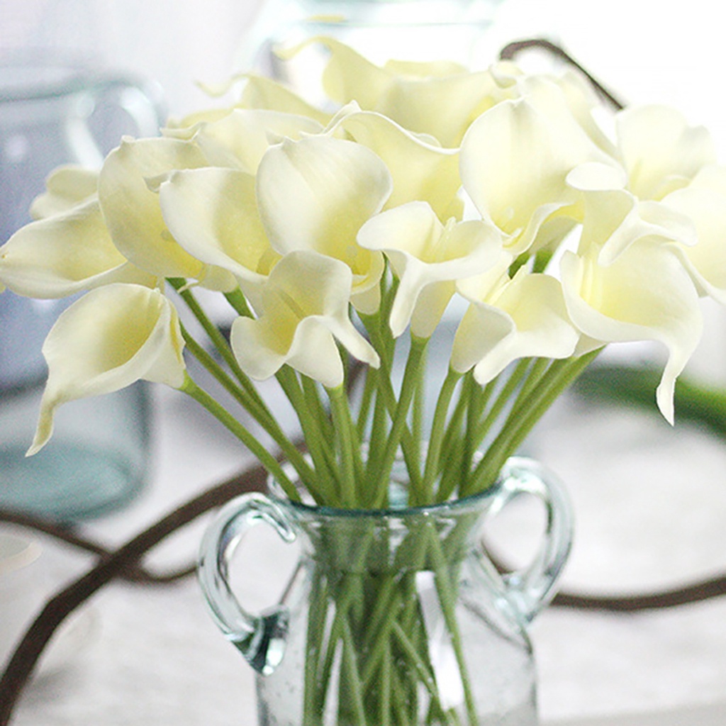 Hoa giả Calla Lily dùng trang trí nhà/tiệc cưới