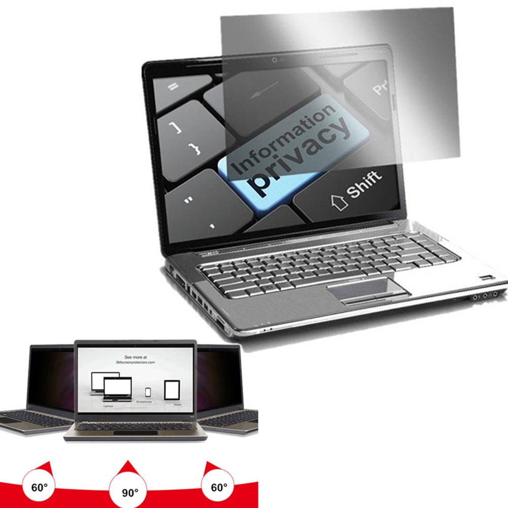 Miếng dán màn hình máy tính xách tay 35.56cm bảo mật chống nhìn trộm chống xước cỡ 14inch tỉ lệ 16:9