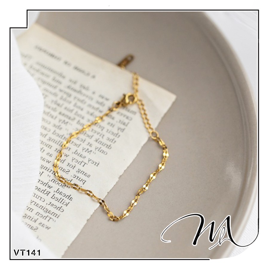 Lắc tay nữ Titan không gỉ dây trúc không mặt phong cách tối giản - Măng’s House VT141