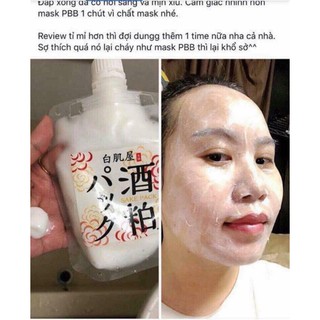MẶT NẠ Ủ TRẮNG SAKE KASU FACE PACK 120g