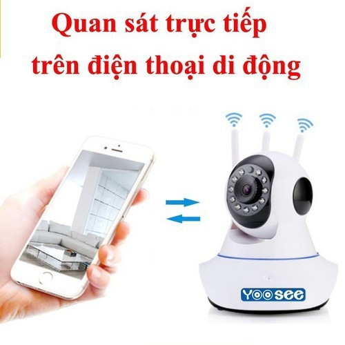 Camera IP Wifi Yoosee 3 Râu 1.0Mp - Bảo Hành 12 Tháng