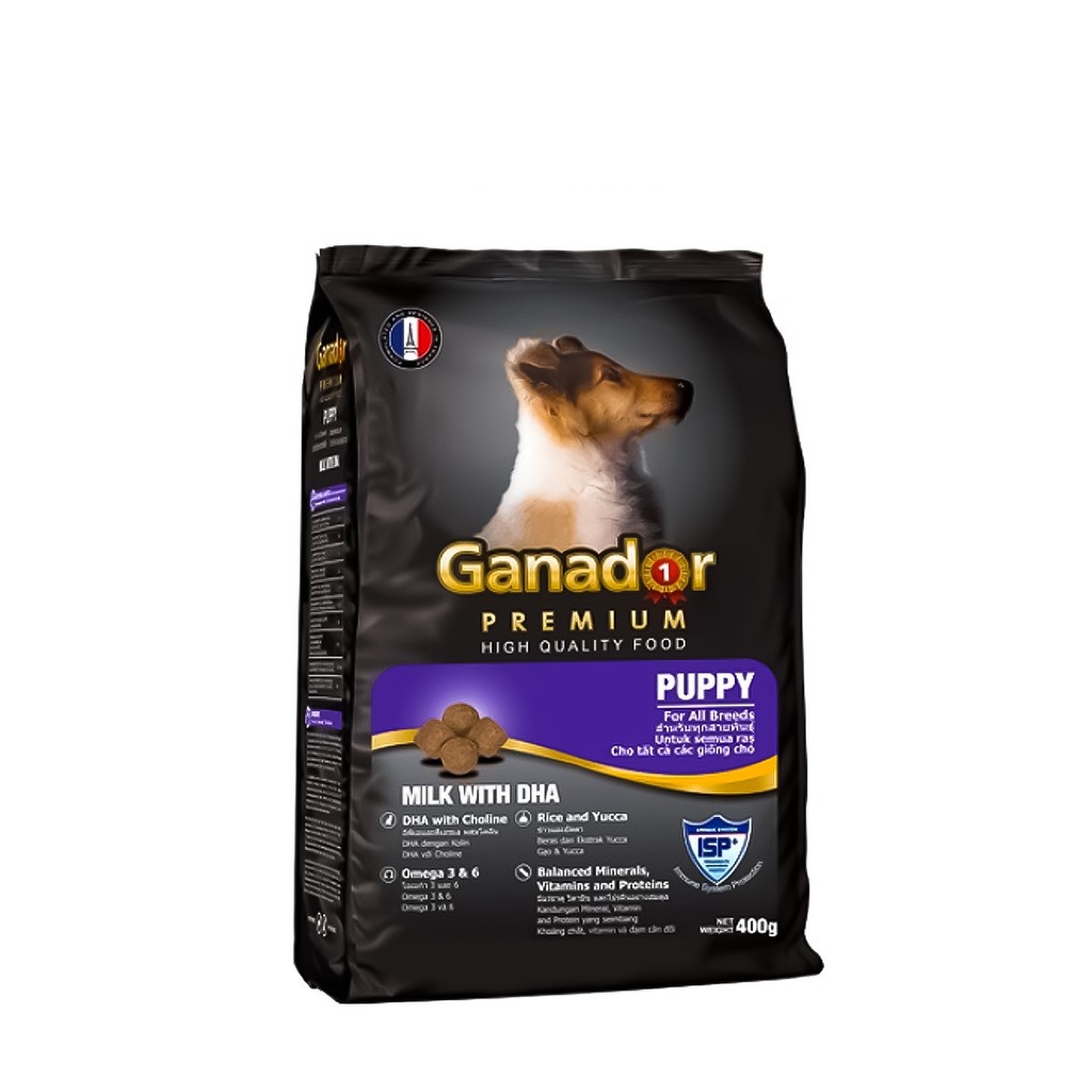 Thức ăn hạt khô Ganador 400g ️ FREESHIP️dùng cho chó Con, chó Lớn 400g - PetZoneHCM
