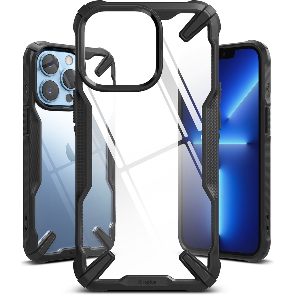 Ốp điện thoại Ringke Fusion-X tương thích cho iPhone 13 mini 13 13 Pro 13 Pro Max Ốp lưng trong suốt