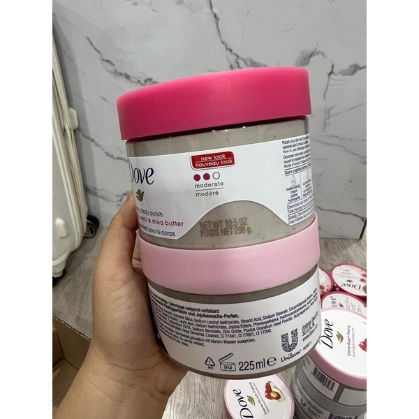 [Bản Đức/ Bản Mỹ] Kem Dưỡng Tẩy Tế Bào Chết Body Dove Exfoliating Body Polish 225ml | BigBuy360 - bigbuy360.vn
