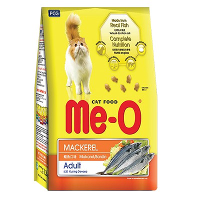 [Mã 155FMCGSALE giảm 7% - tối đa 100K đơn 500K] [ Me-o Mackerel Adult 350g ] hạt khô cho mèo vị cá thu