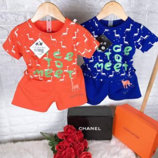 Bộ coton co dãn 4c cho bé( hình thật)