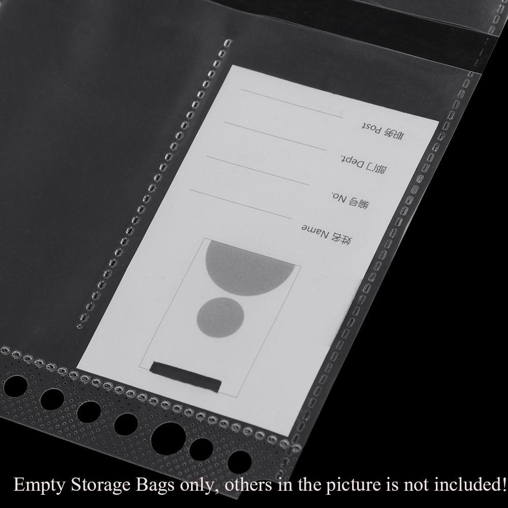 Set 1 / 5 Túi Nhựa Trong Suốt Đựng Thẻ Danh Thiếp Tiện Dụng