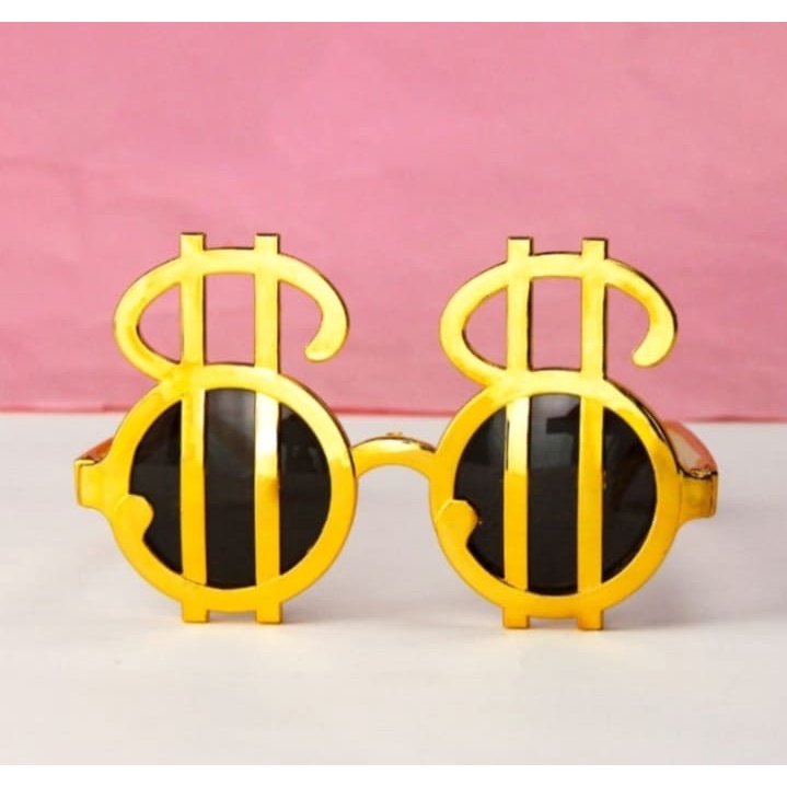 phụ kiện trang trí bánh kem  [FREESHIP] kính tỷ phú trang trí bánh,đồ chơi sinh nhật