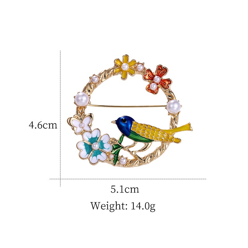 Trâm Cài Áo Hình Chuồn Chuồn/Chú Ong/Voi Bằng Hợp Kim Cao Cấp