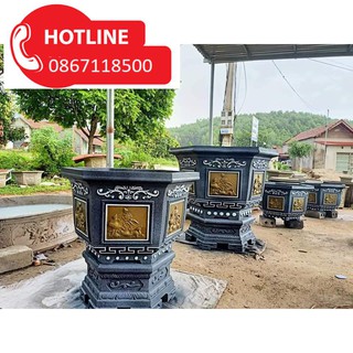 khuôn chậu lục giác 60 [khuôn ABS siêu bền] khuôn có lòng trong dễ dàng sử dụng cho người mới bắt đầu