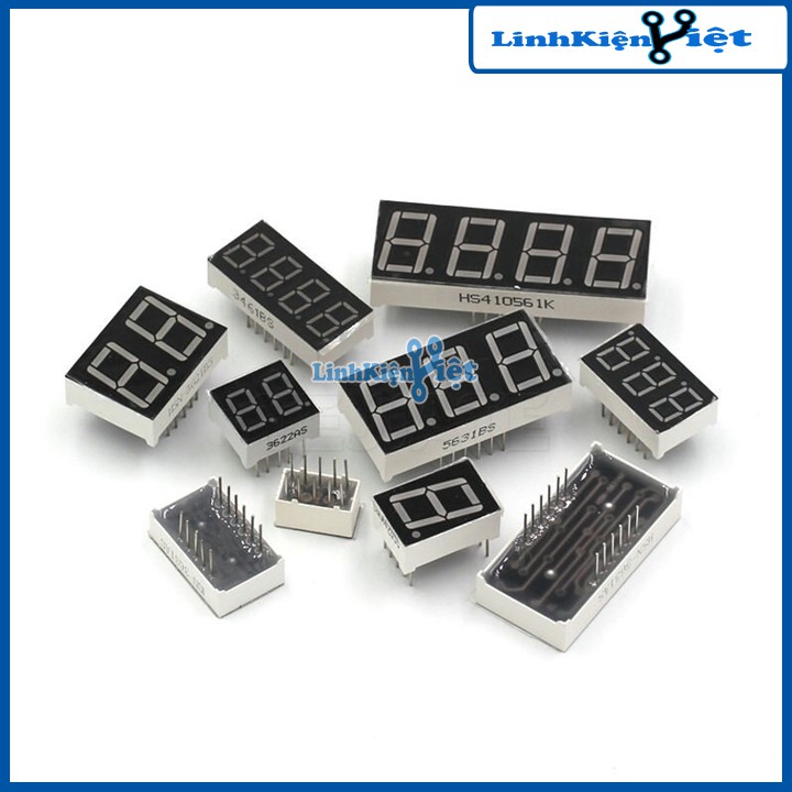 LED 7 Thanh 0.56inch Katot Chung - Sáng Đỏ