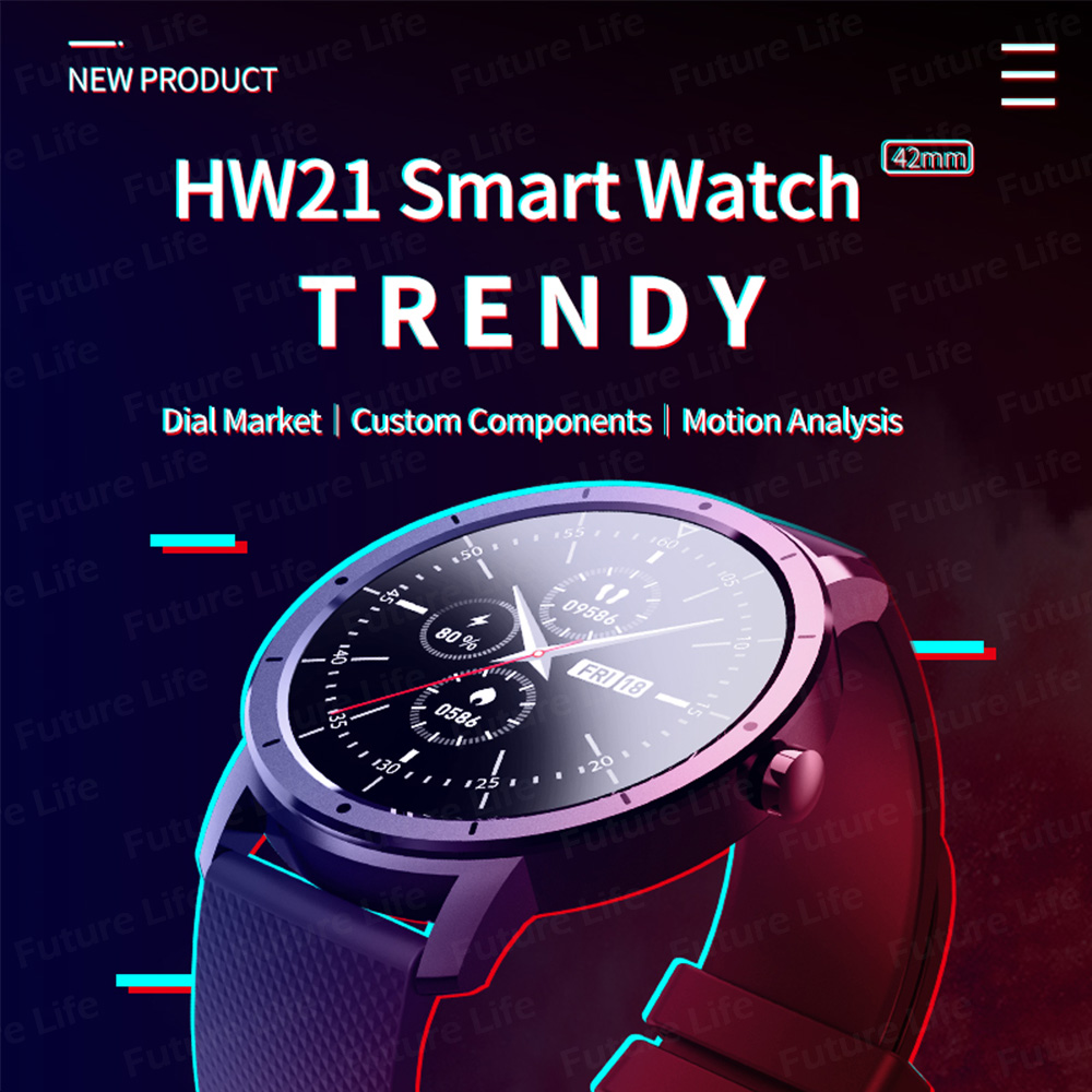 đồng Hồ Thông Minh Smart Watch Đồng Hồ Thông Minh Cảm ứng Toàn Màn Hình HW21 Vòng đeo Tay Thể Thao Chống Nước IP67 Với Thời Gian Chờ Lâu