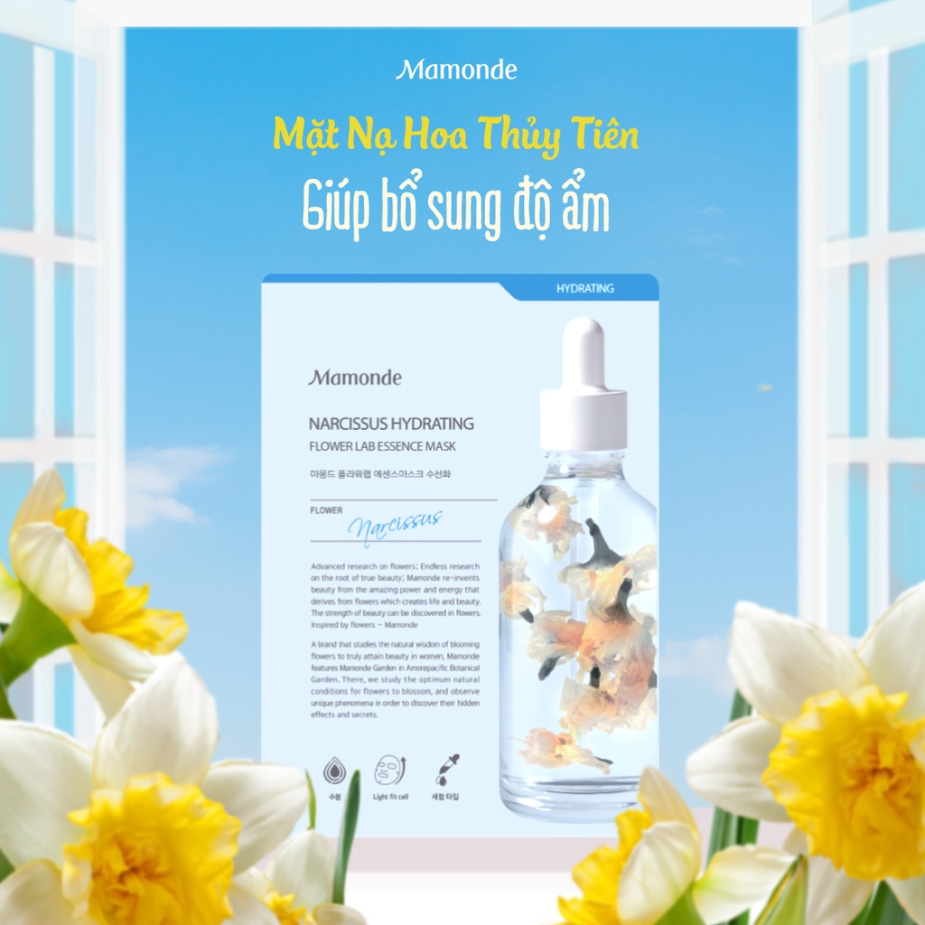 Mặt Nạ Mamonde Flower Lab Essence Mask 25ml x10 miếng