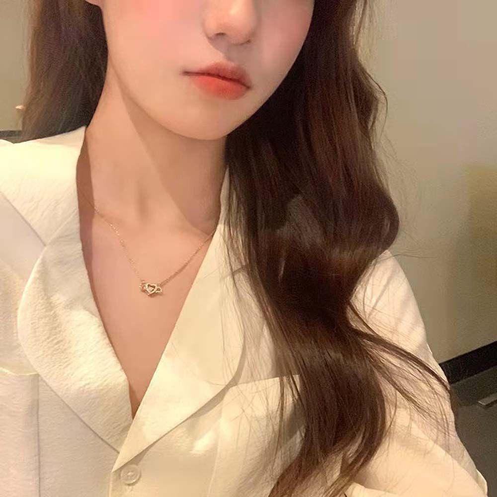 Mxgoods Dây Chuyền Mặt Hình Học Đơn Giản|Vòng Cổ Choker Hình Thiên Thần Nhỏ Cổ Điển Cho Nữ