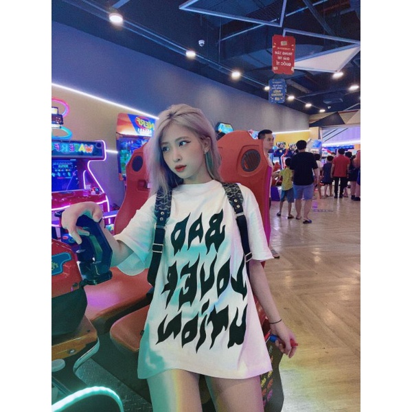 Áo thun cotton "Bad lover"