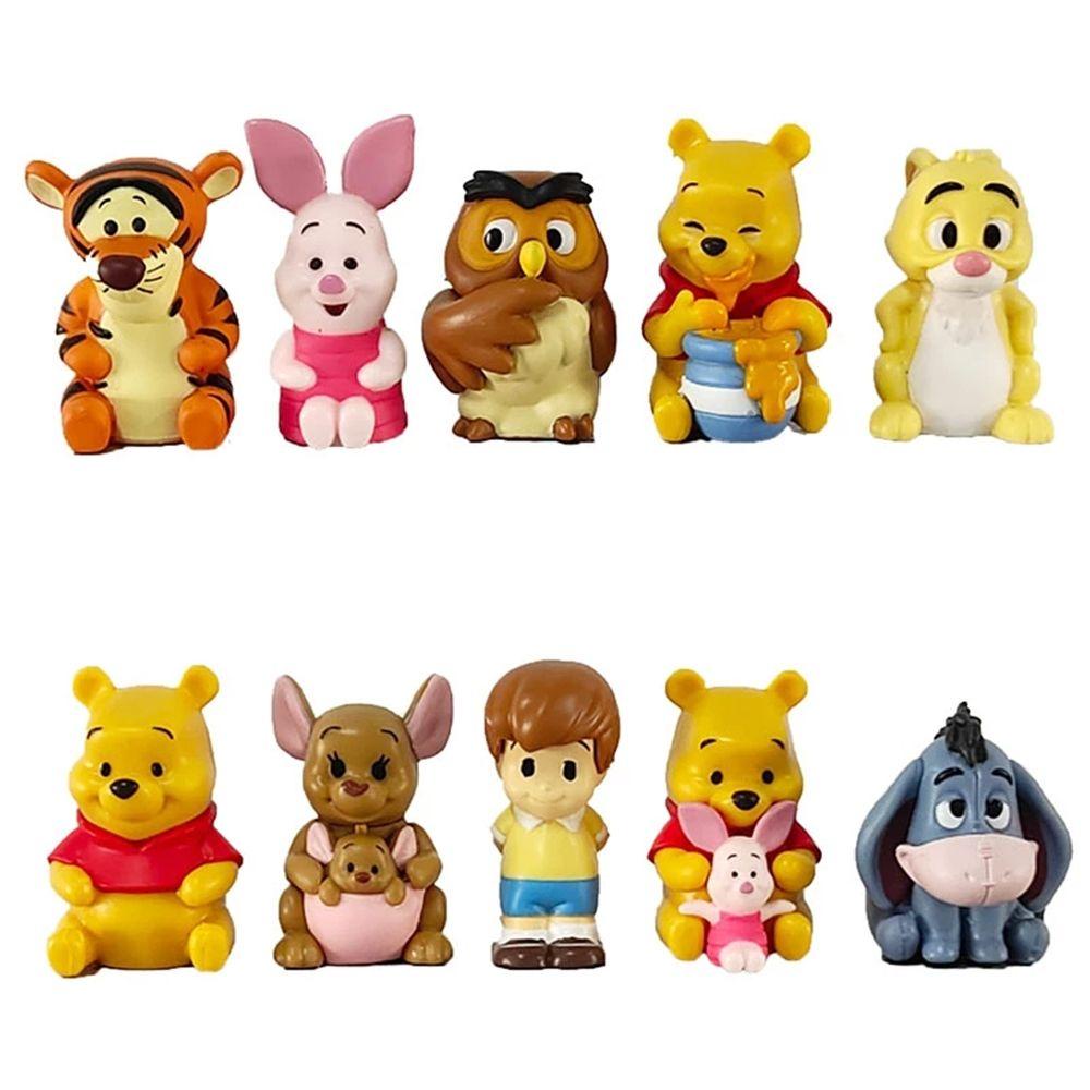 Mô Hình Gia Đình Gấu Pooh / Minnie Dễ Thương Dùng Trang Trí Bánh Kem
