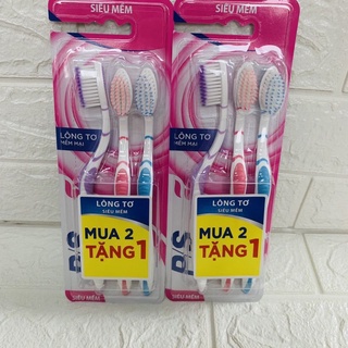 Bộ 2 bàn chải đánh răng P/S Lông tơ mềm mại