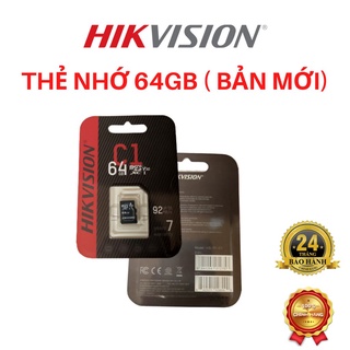 Thẻ Nhớ 32G 64G 128G HIKVISION 92mb/s Chất Lượng Cao - Chính Hãng - BẢO HÀNH 36 THÁNG