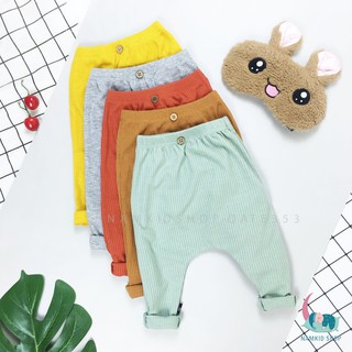 Quần Len Tăm  Đáp Đũng Đóng Bỉm Cho Bé Sơ Sinh,Quần Thun Gân Cho Bé Trai Bé Gái Namkidshop (QATE353)
