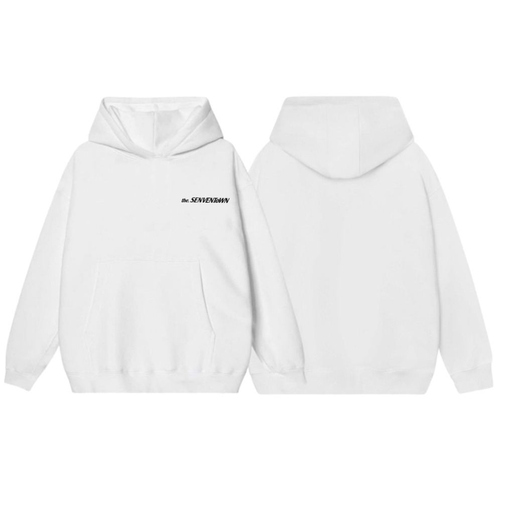 áo nỉ hoodie nam nữ basic mùa đông, áo nỉ bông cực đẹp in senventown
