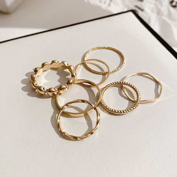 Set nhẫn thiết kế hở ngón thời trang Hàn Quốc