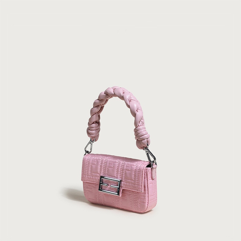 Túi Xách Đựng Điện Thoại Phối Dây Xích Đeo Vai Màu Kẹo Ngọt Xinh Xắn