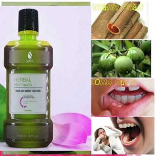 Nước xúc miệng thảo mộc