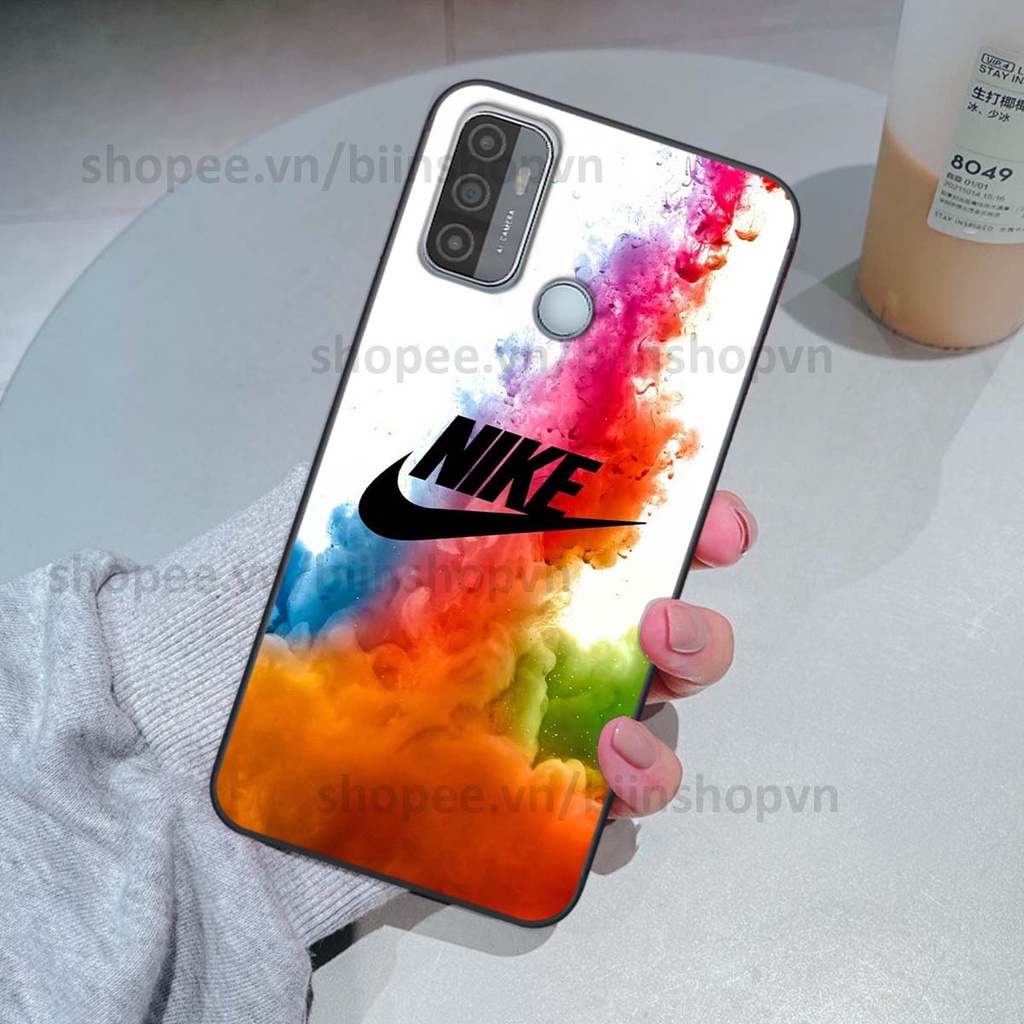 Ốp Oppo A53 in hình thương hiệu nhiều màu sắc thể thao cá tính thời trang